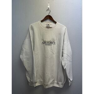 Vintage Air Force Sweatshirt Crewneck Retired Oarsmen Rugged Brown 2XL XXL